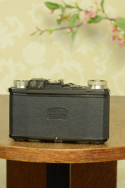 Superb! 1934 Zeiss-Ikon Super Nettel (236/24) Freshly serviced! - Zeiss-Ikon- Petrakla Classic Cameras