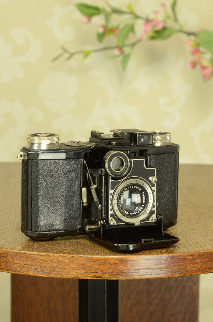 Superb! 1934 Zeiss-Ikon Super Nettel (236/24) Freshly serviced! - Zeiss-Ikon- Petrakla Classic Cameras