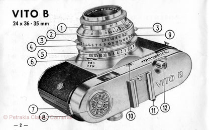 Voigtlander Vito B, Instructions for use. PDF DOWNLOAD! - Voigtlander- Petrakla Classic Cameras