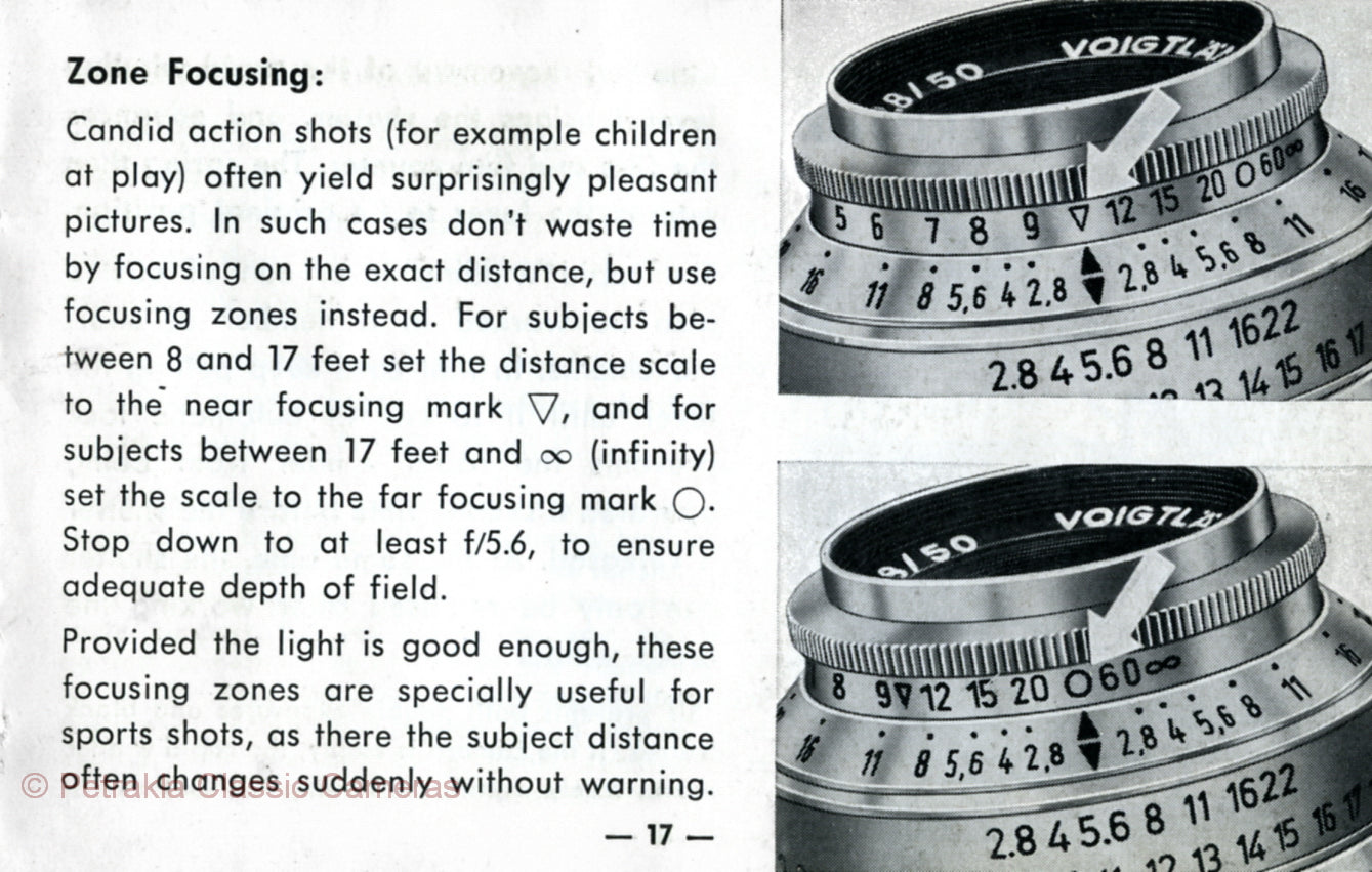 Voigtlander Vito B, Instructions for use. PDF DOWNLOAD! - Voigtlander- Petrakla Classic Cameras