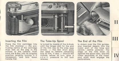 Voigtlander Vito III 35mm Instruction book (original). Free Shipping! - Voigtlander- Petrakla Classic Cameras