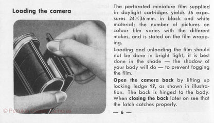 Voigtlander Vito II, Instructions for use. PDF DOWNLOAD! - Voigtlander- Petrakla Classic Cameras