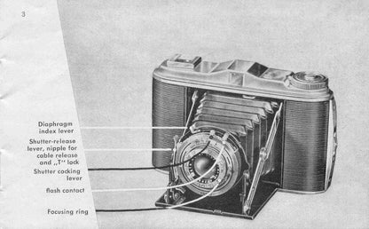 Agfa Isolette V, Directions for use. - Agfa- Petrakla Classic Cameras