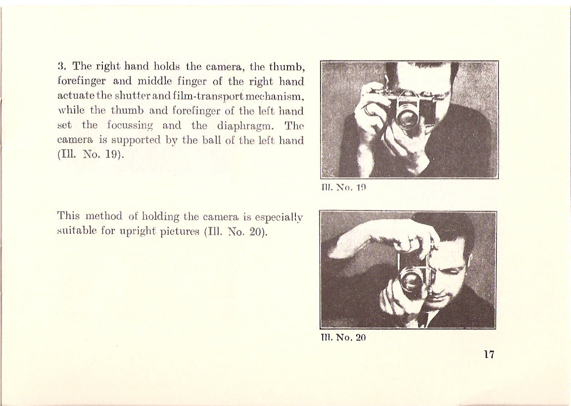 Instructions for using the Contax S & D, English, (original) Free Shipping! - Zeiss-Ikon- Petrakla Classic Cameras