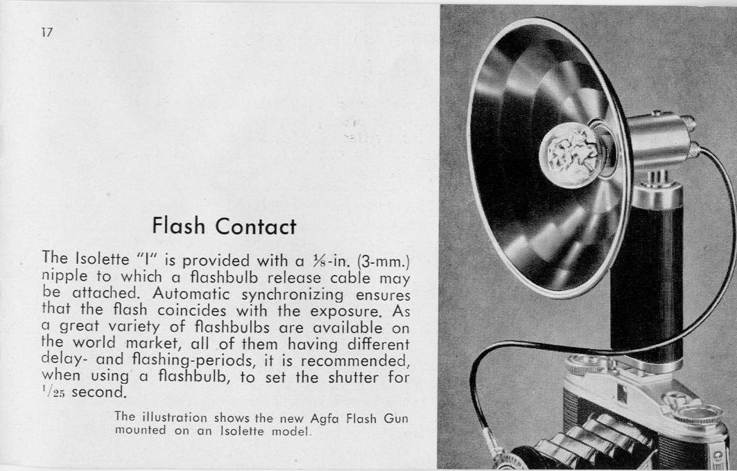 Agfa Isolette I, Directions for use. - Agfa- Petrakla Classic Cameras