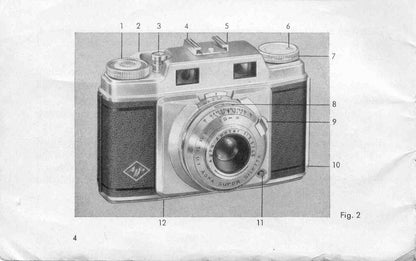 Agfa Super Silette, instructions for use. - Agfa- Petrakla Classic Cameras