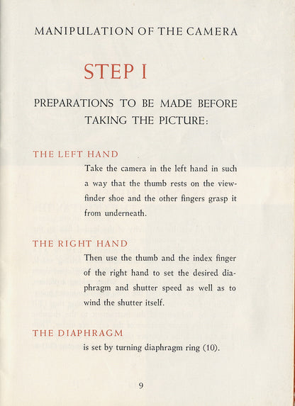 Instruction book Contax IIIa (English) PDF DOWNLOAD! - Zeiss-Ikon- Petrakla Classic Cameras